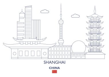Shanghai şehir manzarası, Çin