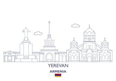 Erivan şehir manzarası, Ermenistan
