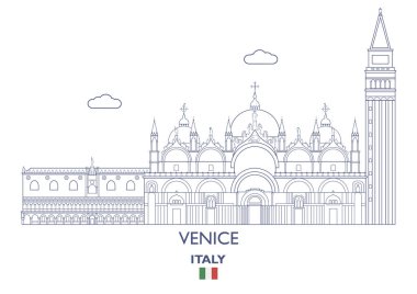 Venedik şehir manzarası, İtalya