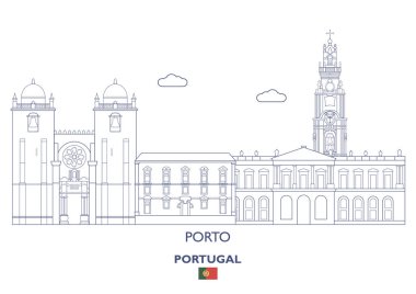 Porto şehir manzarası, Portekiz