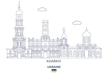 Kharkiv şehir manzarası, Ukrayna
