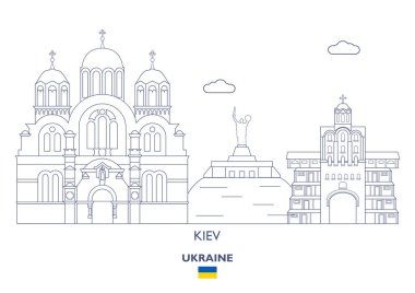 Kiev şehir manzarası, Ukrayna