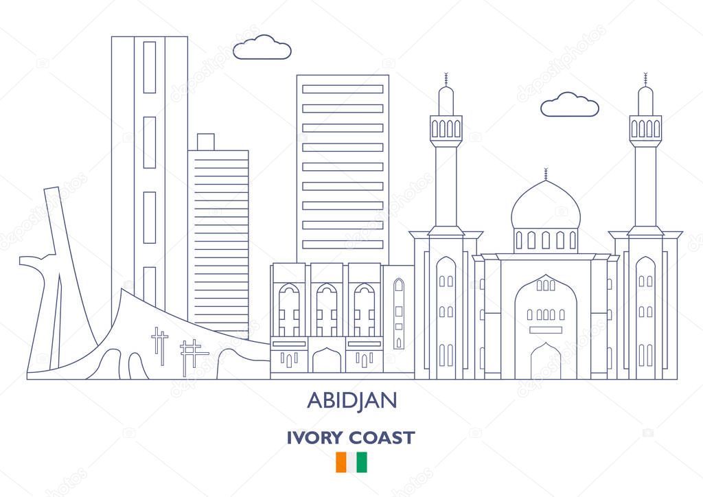 Abidjan City Skyline, Ivory Coast