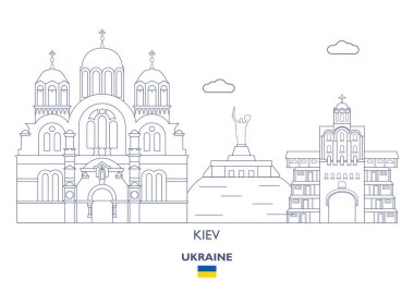 Kiev şehir manzarası, Ukrayna