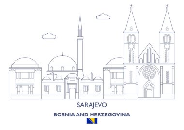 Saraybosna şehir manzarası, Bosna Hersek