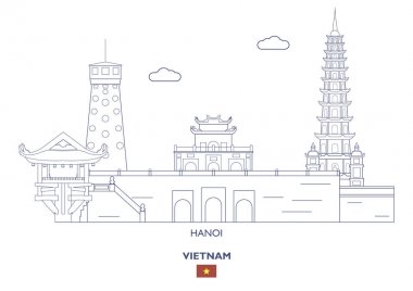 Hanoi şehir manzarası, Vietnam