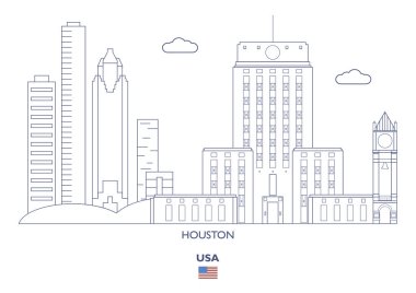 Houston City Skyline, Amerika Birleşik Devletleri
