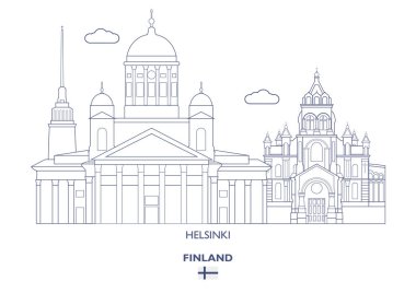 Helsinki şehir manzarası, Finlandiya