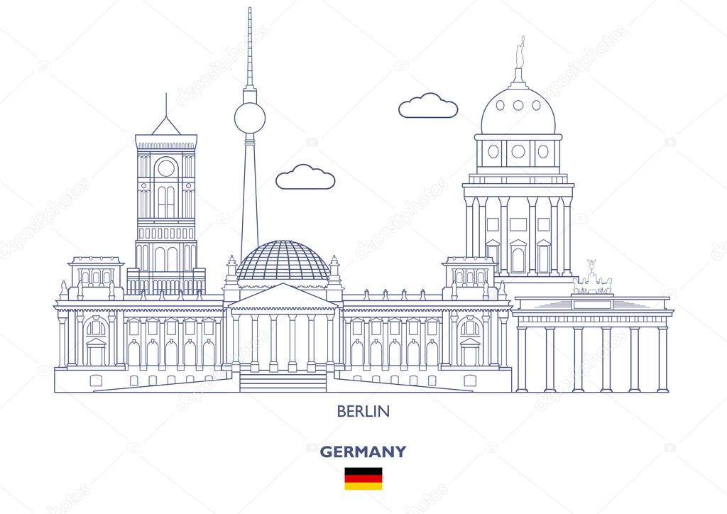Berlin City Skyline, Germany