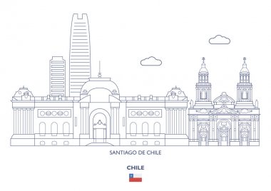 Santiago De Chile City Skyline, Chile