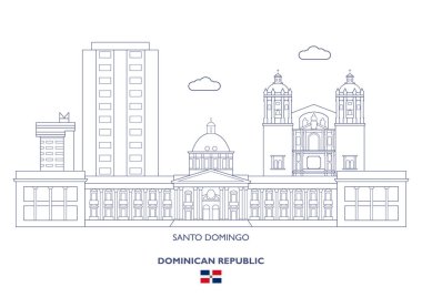 Santo Domingo şehir manzarası, Dominik Cumhuriyeti