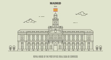 Madrid 'deki Kraliyet Postanesi (Real Casa de Correos),