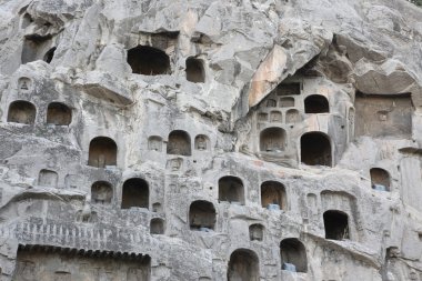 Luoyang longmen mağarasını Çin Buda