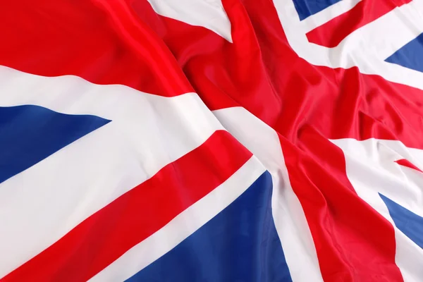 UK, British flag, Union Jack — Stock Photo, Image