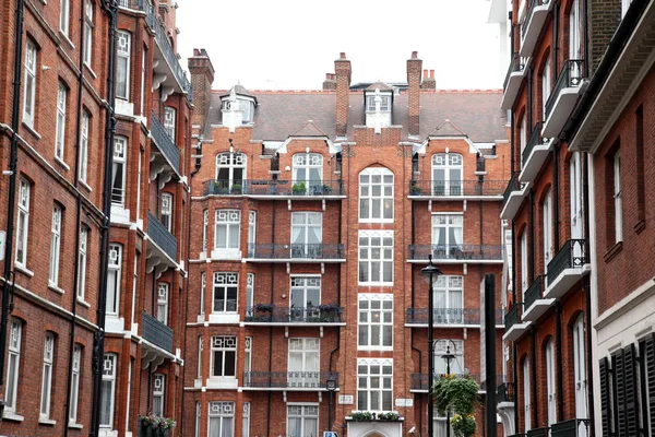 Klassisches viktorianisches Haus in London, Bäckerstraße, Großbritannien — Stockfoto