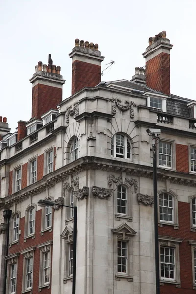 Klasické viktoriánský dům v Londýně, baker street, Velká Británie — Stock fotografie