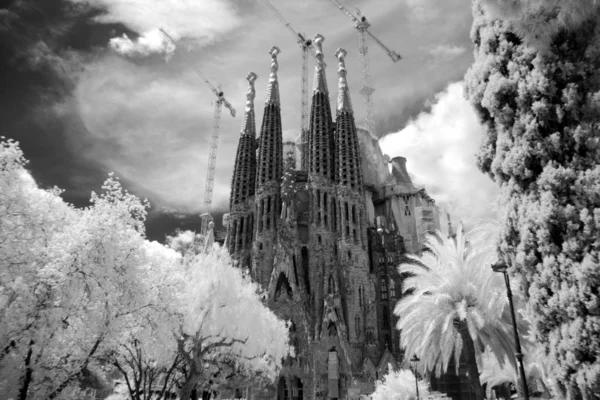 La Sagrada Familia - l'impressionante ca — Foto Stock