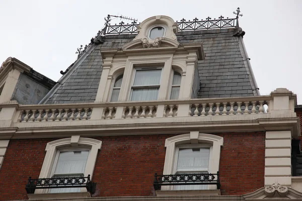 Casa vitoriana clássica em Londres, Baker Street, Reino Unido — Fotografia de Stock