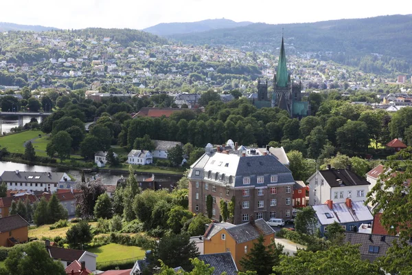 Şehir Trondheim, Norveç — Stok fotoğraf
