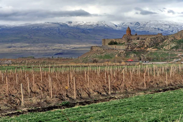Khor Virap Kloster Auf Dem Berg Ararat Armenien — Stockfoto