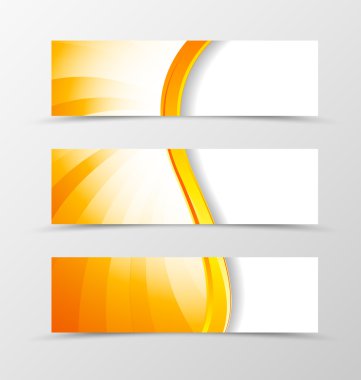 Başlık banner dinamik dalga tasarım