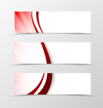 Başlık banner dinamik dalga tasarım