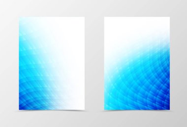 Ön ve arka el ilanı şablonu tasarım pürüzsüz