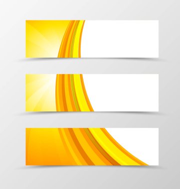 Başlık afiş dalga tasarım