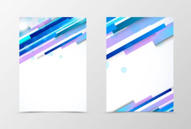 Açık ve geri dijital el ilanı şablonu tasarım