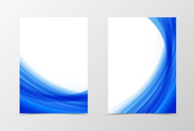 Açık ve geri dinamik afiş tasarım şablonu