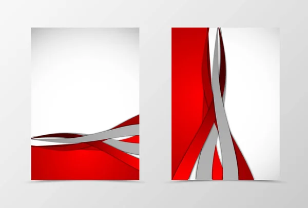 Voor- en achterkant Golf flyer sjabloon ontwerpen — Stockvector