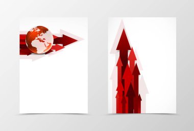 Açık ve geri dijital el ilanı şablonu tasarım