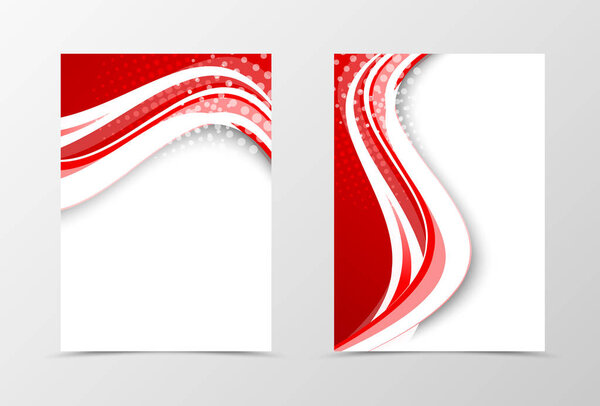 Front and back digital flyer template design