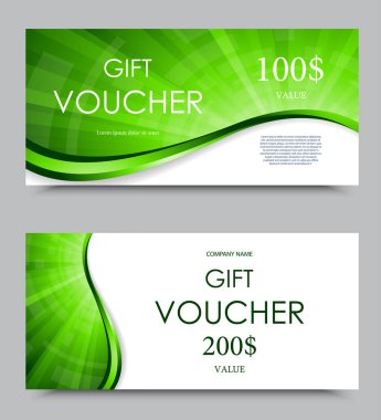 Hediyelik şirket fiş şablonu