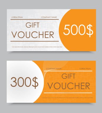 Hediye çeki şablonu