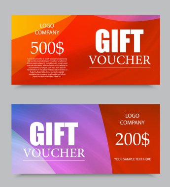 Hediyelik şirket fiş şablonu