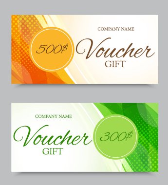 Hediyelik şirket fiş şablonu