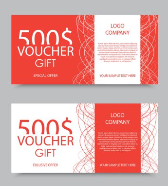 Hediyelik şirket fiş şablonu