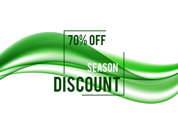 Abstract seasonal sale design background — Stock Vector
