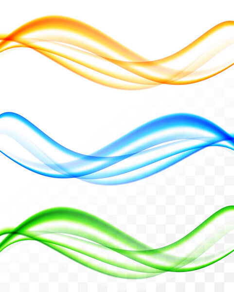 Абстрактно мягкие восковые линии света
