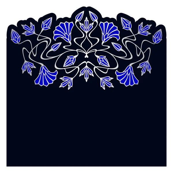 Vector art nouveau elementen. — Stockvector