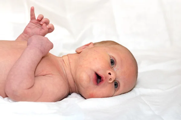 Nursing baby boy — Stock Photo, Image