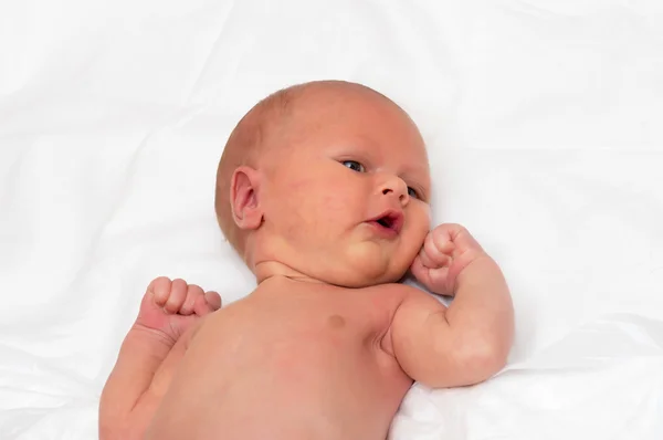 Nursing baby portrait Royalty Free Stock Images