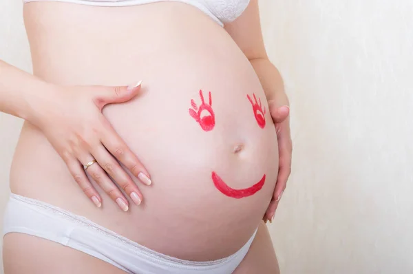 Barriga da gestante — Fotografia de Stock