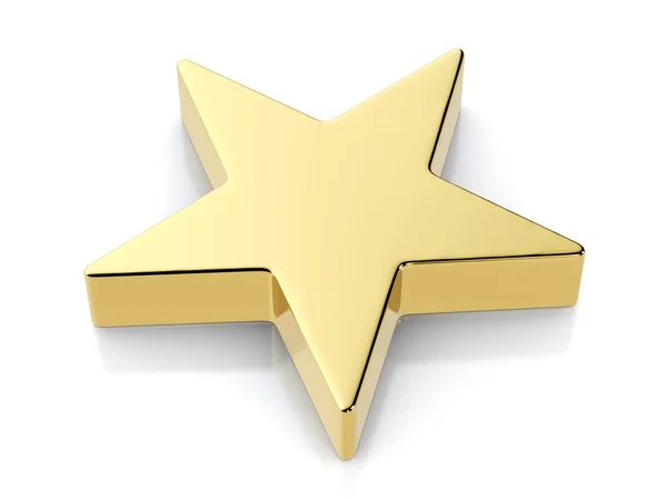 Goldener Stern — Stockfoto