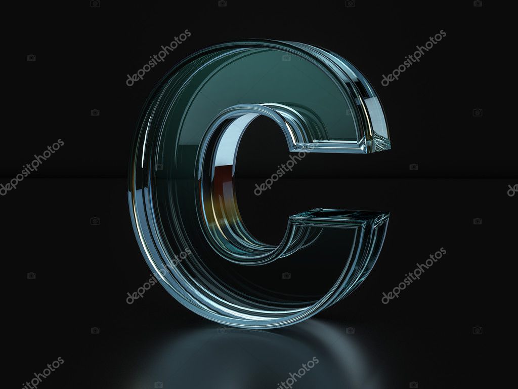 Glass letter C Stock Photo by ©julydfg 126985668