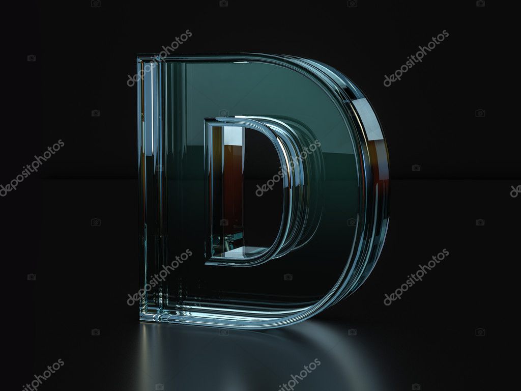 Glass letter D Stock Photo by ©julydfg 126985704 Glass letter D Stock Photo by ©julydfg 126985704