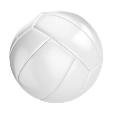 Beyaz üzerine voleybol topu
