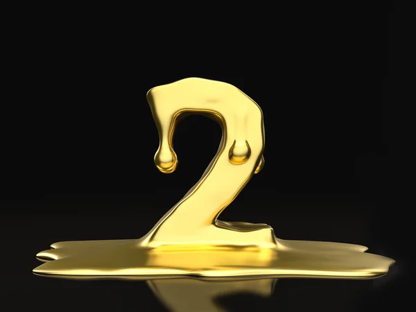 Liquid gold number two — Stock Photo, Image