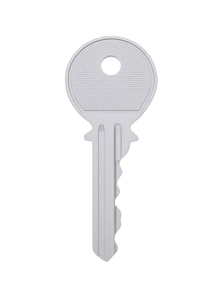 Key on white — Stock Photo, Image